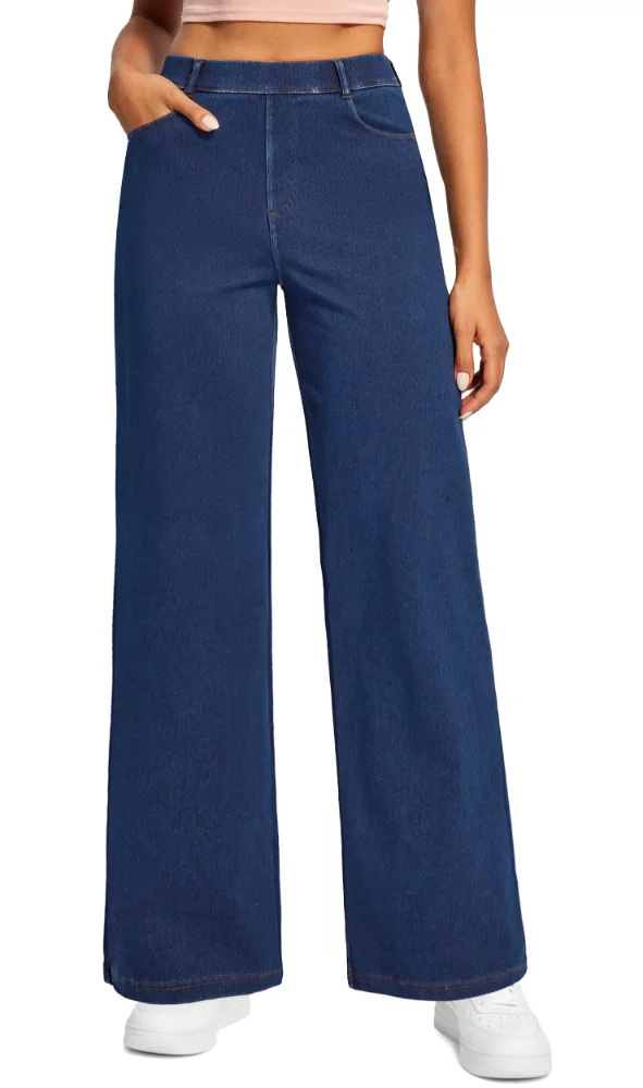 Ewedoos Wide Leg Pull-On Jeans