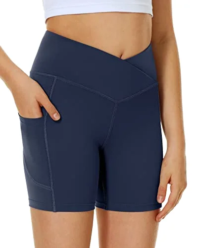 Ewedoos Girls’ Athletic Shorts with Pockets