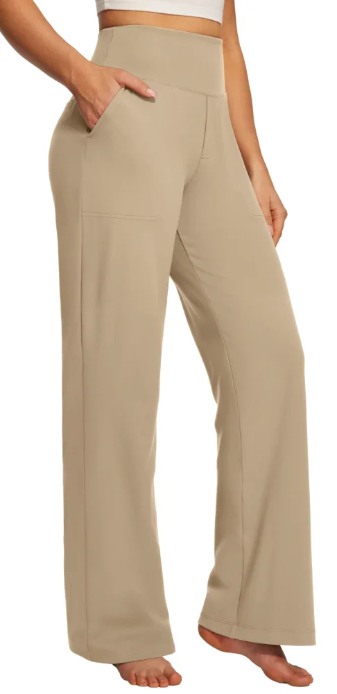 Ewedoos Wide Leg Yoga Dress Pants