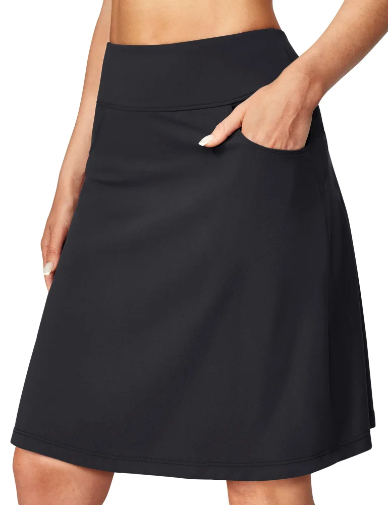 Ewedoos Knee Length Golf Skort, 20 Inch