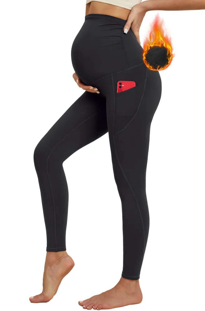 Ewedoos Fleece Lined Maternity Leggings