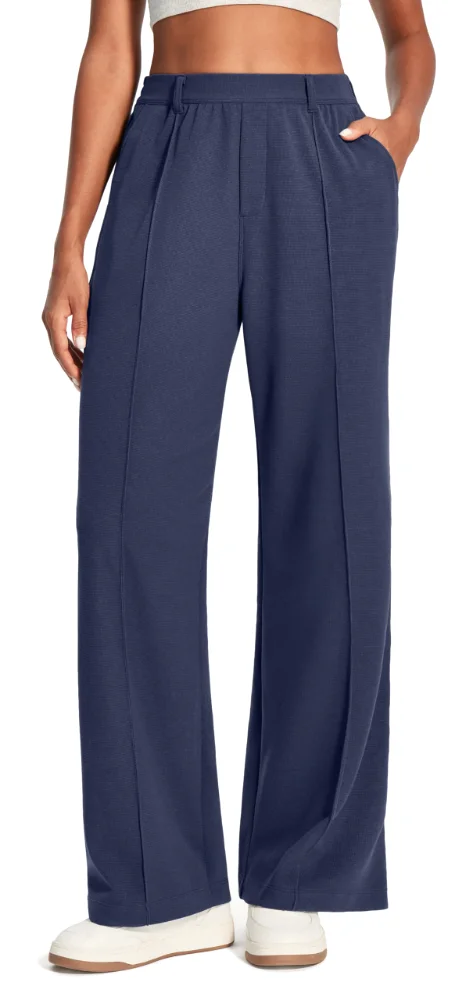 Ewedoos High Waisted Wide Leg Slacks